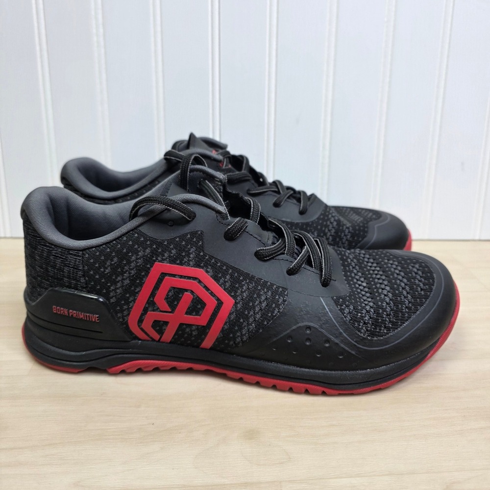 Born Primitive Savage 1 Men Training Shoes Black Red Size 8 Gym CrossFit Sneaker